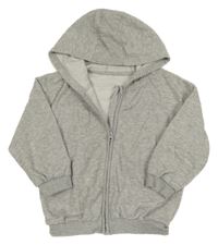 Sivá melírovaná prepínaci mikina s kapucňou George