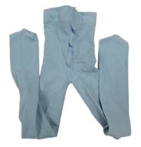 Světlemodré punčocháče H&M