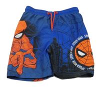 Kobaltově modré plážové kraťasy so Spider-manem Marvel