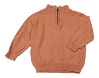 Oranžový sveter s rolákom Primark