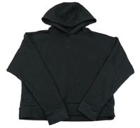 Černá teplá mikina s kapucí Adidas