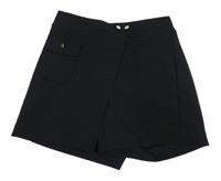 Černé slavnostní kraťasy se sukní George