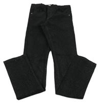 Čierne trblietavé skinny rifle ZEEMAN