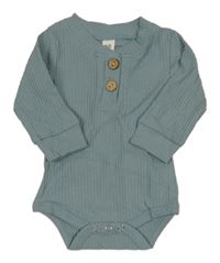 Modrošedé žebrované body 