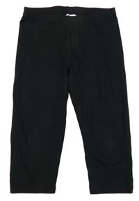 Čierne capri funkčné legíny Decathlon