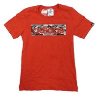 Červené tričko Adidas
