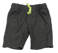 Tmavosivé melírované teplákové kraťasy Primark