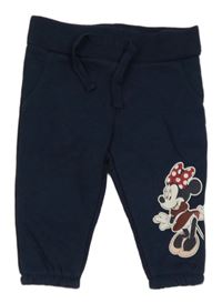 Tmavomodré tepláky s Minnie Primark