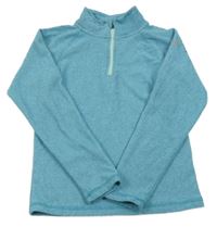 Modrá pruhovaná fleecová funkční mikina Trespass