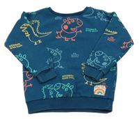 Petrolejová mikina s Tomíkem George