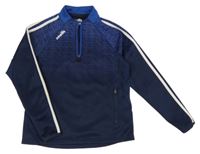 Tmavomodro-melírovaná ombré športová mikina O'Neills