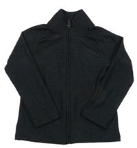 Čierna melírovaná športová prepínaci mikina Next