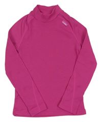 Růžové thermo triko s logem wedze