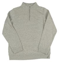 Šedá melírovaná mikina Primark