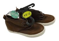 Nové - hnedé koženkové topánky Rebel vel. 24