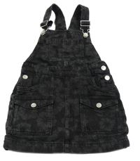 Antracitové laclové riflové šaty s kapsou M&S