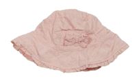 Světlerůžový madeirový klobouk F&F