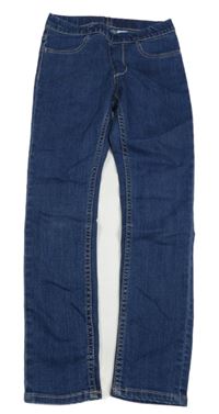 Tmavomodré džegíny H&M