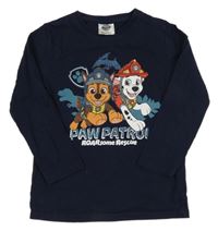 Tmavomodré triko - Tlapková patrola Nickelodeon