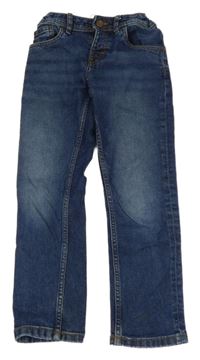 Tmavomodré teplákové rifle C&A