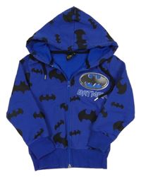 Tmavomodro-čierna prepínaci mikina s kapucí - Batman