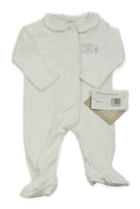 Nové - Bílý overal s nápisem a límečkem Mamas&Papas