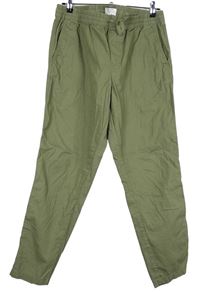 Pánske khaki plátenné nohavice EASY