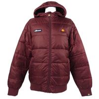 Pánská vínová šusťáková zimní bunda Ellesse 