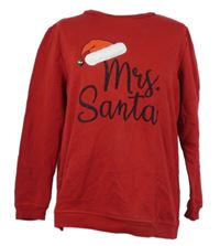 Dámská červená mikina s nápisem Up2Fashion 