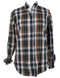 Pánska farebná kockovaná košeľa