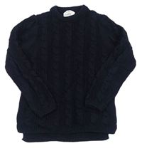 Tmavomodrý sveter Zara