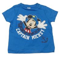 Modré tričko s Mickey mousem Disney