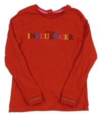 Červené triko s nápisem S. Oliver