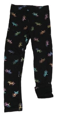 Černé tregíny s jednorožci H&M