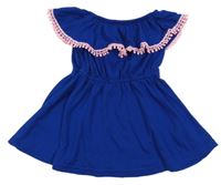 Tmavomodro-ružové šaty Kiki&Koko