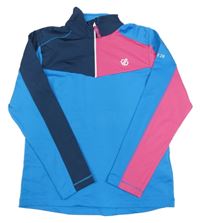 Modro-růžovo-tmavomodré thermo sportovní triko Dare 2B