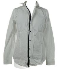 Dámska biela blúzka s čierným pruhom Blue Motion