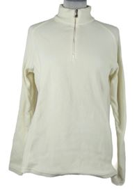 Dámska smotanová fleecová mikina s rolákom Medico