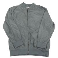Šedý šusťákový podzimní bomber Matalan