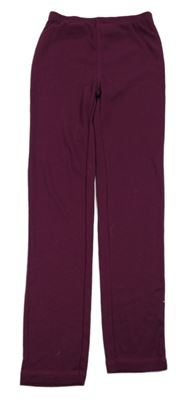 Vínové spodní kalhoty 