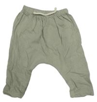 Světlezelené turecké tepláky Zara