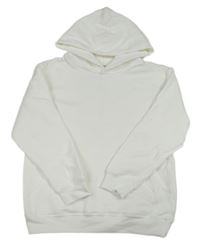 Biela mikina s kapucňou Fruit of the Loom