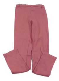 Ružové rebrované legíny H&M