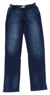 Tmavomodré teplákové rifle John Baner