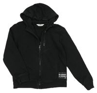 Čierna prepínaci mikina s kapucňou H&M