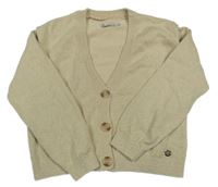 Zlaté trblietavé pletené bolerko C&A