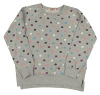 Sivá bodkovaná á mikina