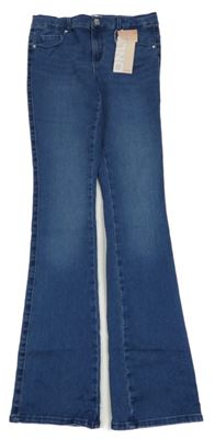 Nové - Modré bootcut rifle Only