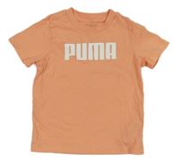 Lososové tričko s nápisem Puma