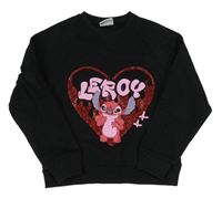 Čierna mikina so Stitchem Primark